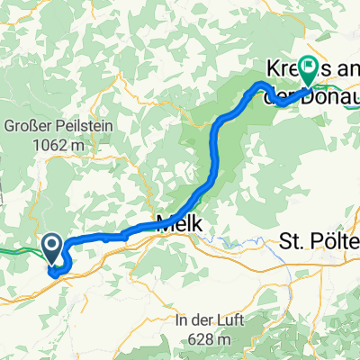 Wiener Straße, Ybbs an der Donau to Undstraße, Krems an der Donau