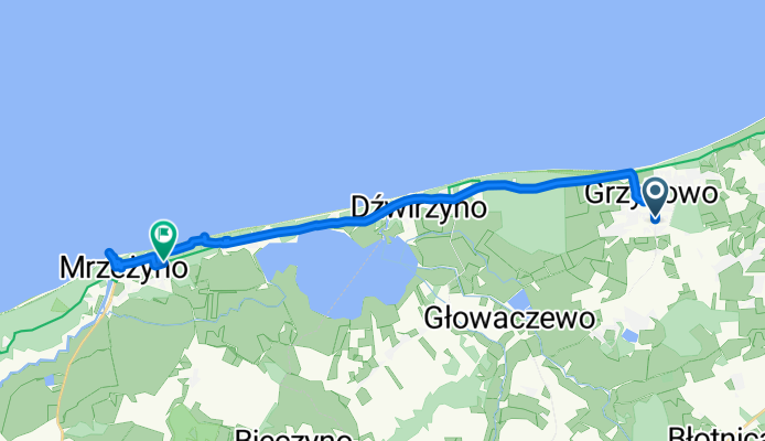 Szkolna, Grzybowo do Kołobrzeska, Rogowo