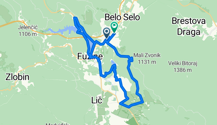 Vrata-Fužine-Jezero-Vrata