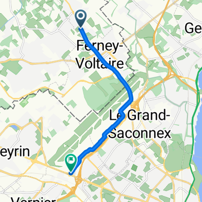 Rue de Genève nach Route de Meyrin