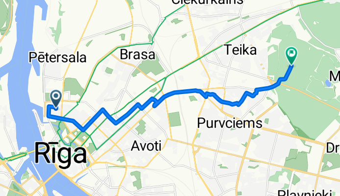 Rūpniecības iela, Riga to Vidzemes priekšpilsēta, Riga