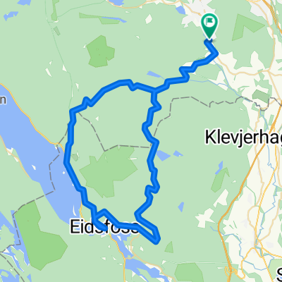 Konnerud - Eidsfoss kro - Konnerud.