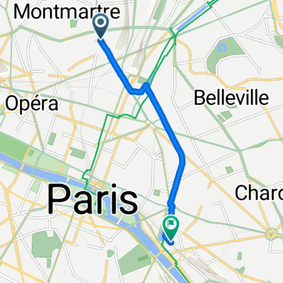 Boulevard Barbès, Paris à Rue Traversière, Paris