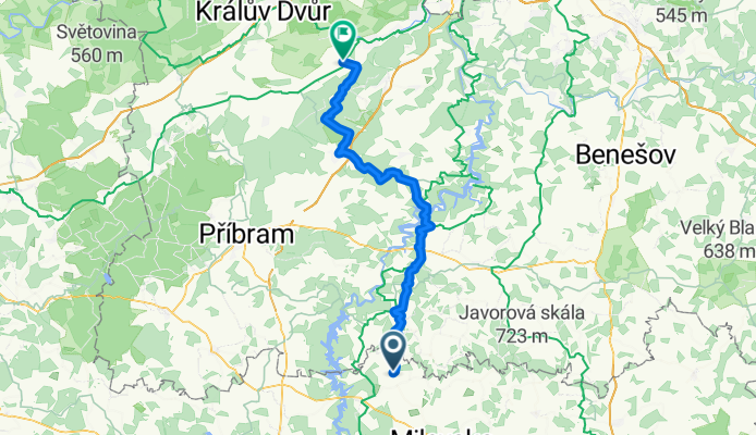 Kovářov - Řevnice
