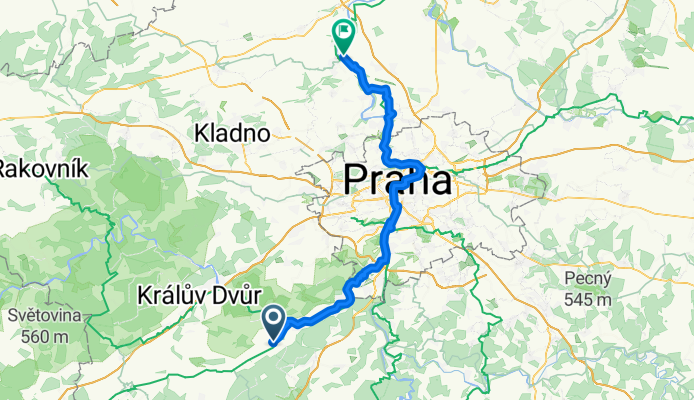 Řevnice - Kralupy nad Vltavou