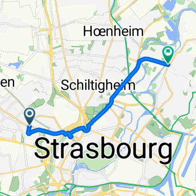 Itinéraire à Strasbourg