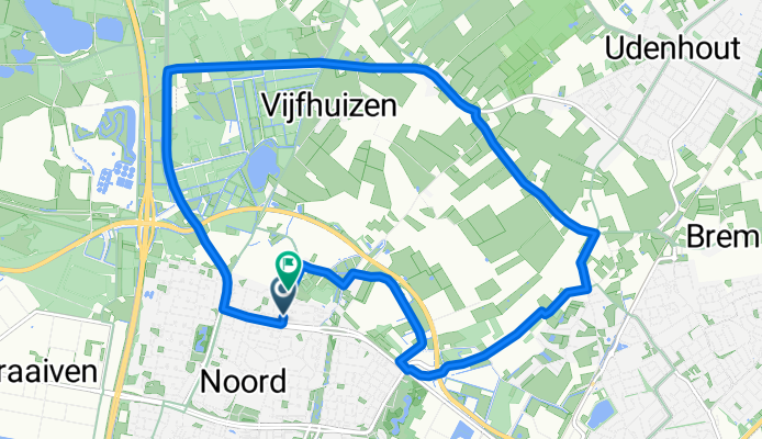 Griegstraat, Tilburg naar Griegstraat, Tilburg