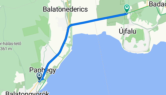 71-es főút, Balatongyörök - 71-es főút, Szigliget