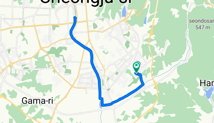 용암동 169번지Ph0]으로 라우팅