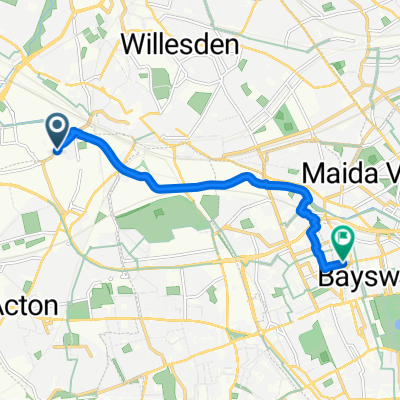 Acton Lane, London to Westbourne Grove, London