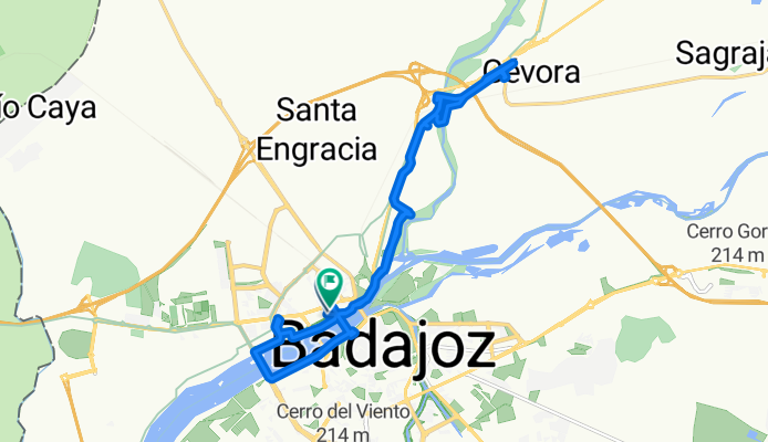 De Calle Moreras a Calle José Luis Iniesta Vázquez