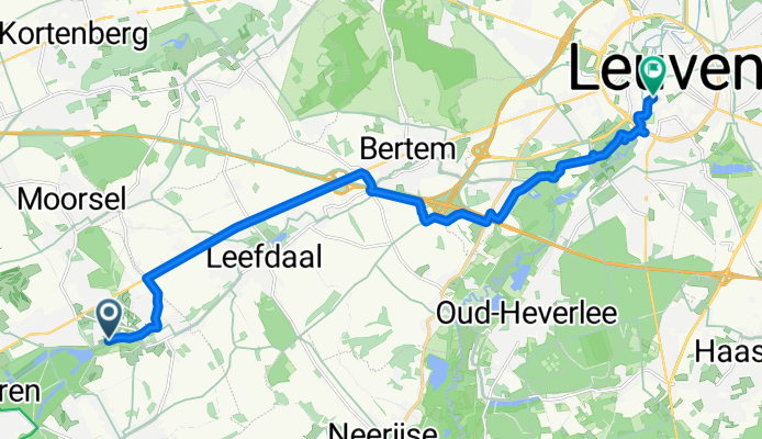 Smisstraat, Tervuren à Parijsstraat, Louvain