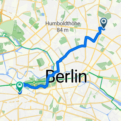 Langhansstraße, Berlin nach Budapester Straße, Berlin