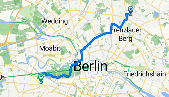 Langhansstraße, Berlin nach Budapester Straße, Berlin