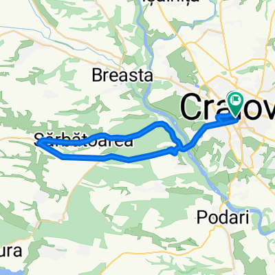 Trasa do Strada Sfântu Dumitru