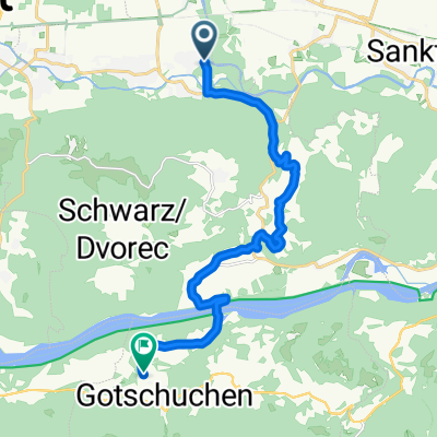 Akazienweg, Ebenthal nach Gotschuchen, Sankt Margareten im Rosental