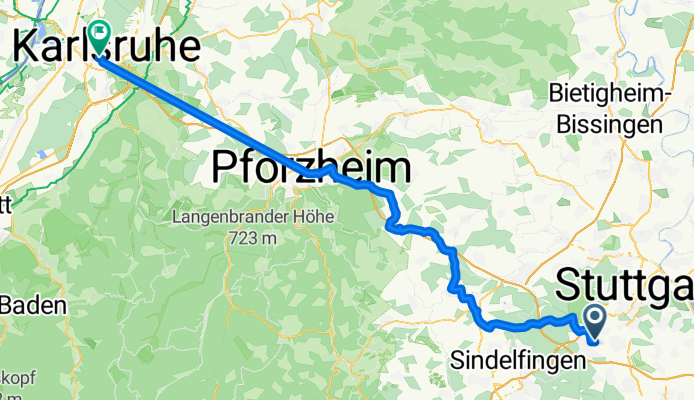 Leinfelden-Echterdingen - Karlsruhe