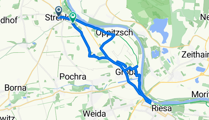 Am Wasserturm, Strehla to Melchior-Tatzen-Weg, Strehla