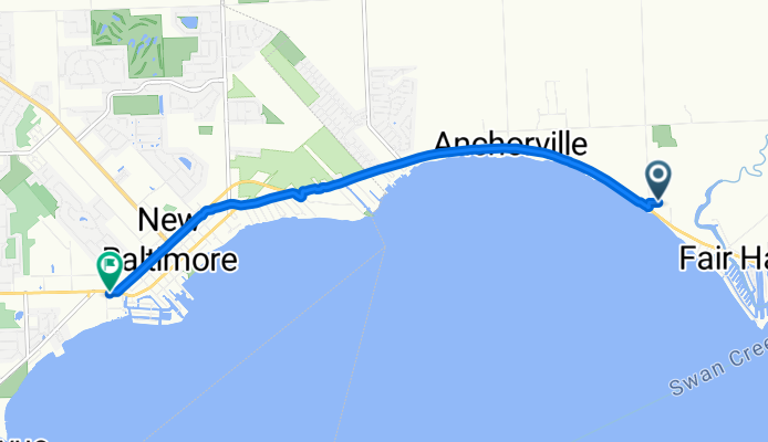 Saint Clair Avenue to Mile Road