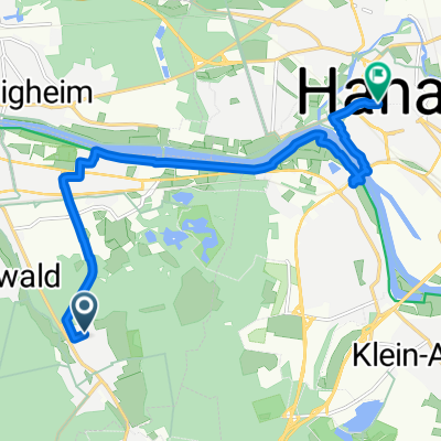 Brentanostraße, Mühlheim am Main nach Paradiesgasse, Hanau