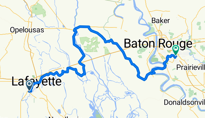From Lafayette to Baton Rouge