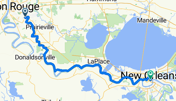 From Baton Rouge to New Orleans