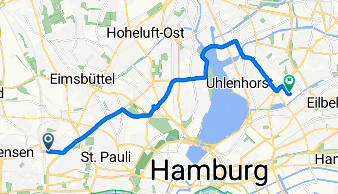Barnerstraße, Hamburg nach Dorothea-Bernstein-Weg, Hamburg