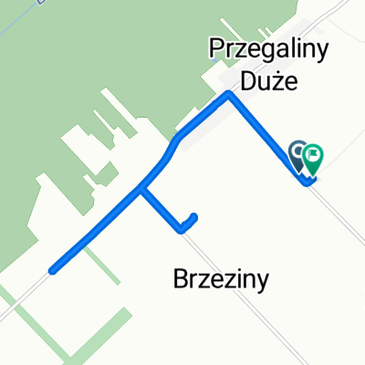 Przegaliny Duże, Komarówka Podlaska do Przegaliny Duże, Komarówka Podlaska