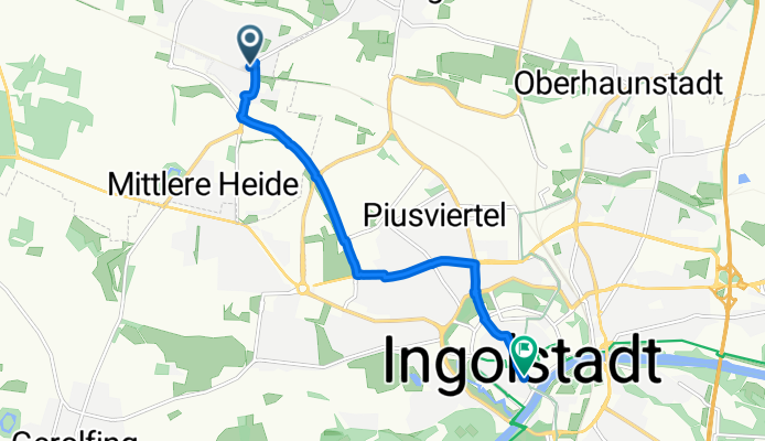 Von-der-Tann-Straße nach Am Münzbergtor