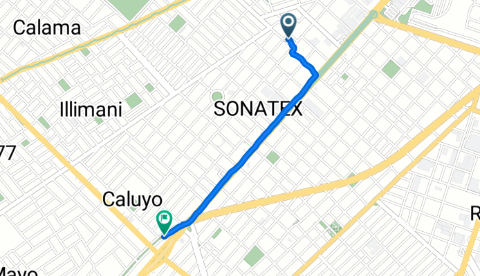 Ruta de descanso y final