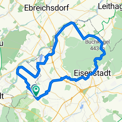 Route in Pöttsching