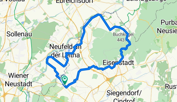 Route in Pöttsching