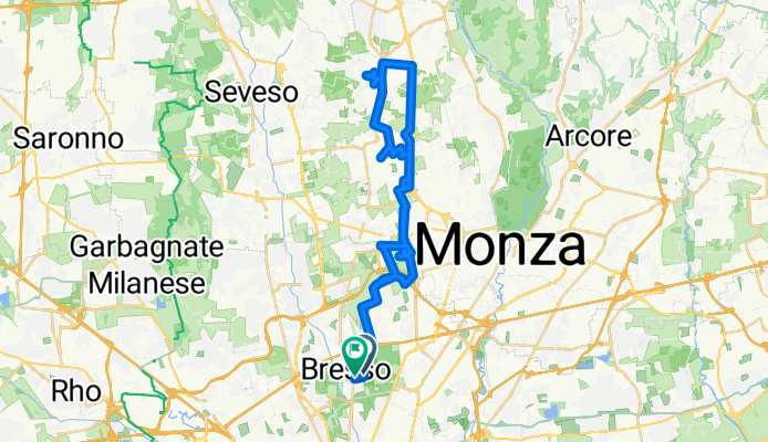 Viale Antonio Gramsci, Брессо до Via Madonnina, Брессо