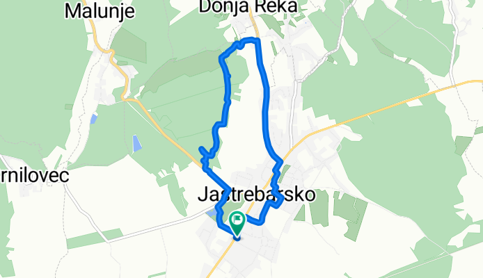 От Ulica Franje Tuđmana до Ulica Franje Tuđmana