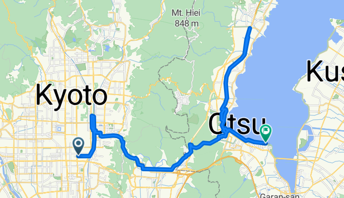 Kyoto to Otsu