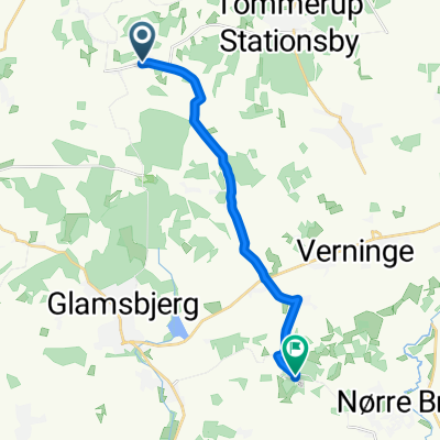 Bavnehøj, Aarup to Præsteskovvej, Broby