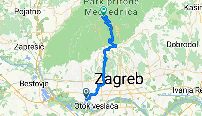 Palinovečka ulica, Zagreb to Sljemenska ulica, Zagreb