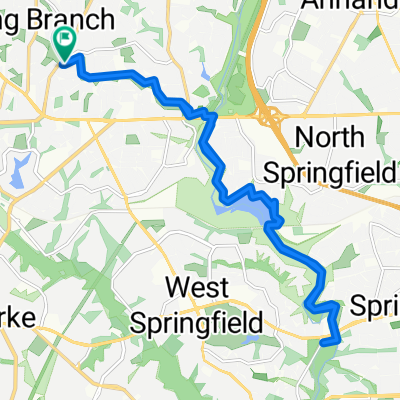 Long Valley Stream to CCT to Old Keene Mill