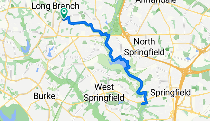 Long Valley Stream to CCT to Old Keene Mill