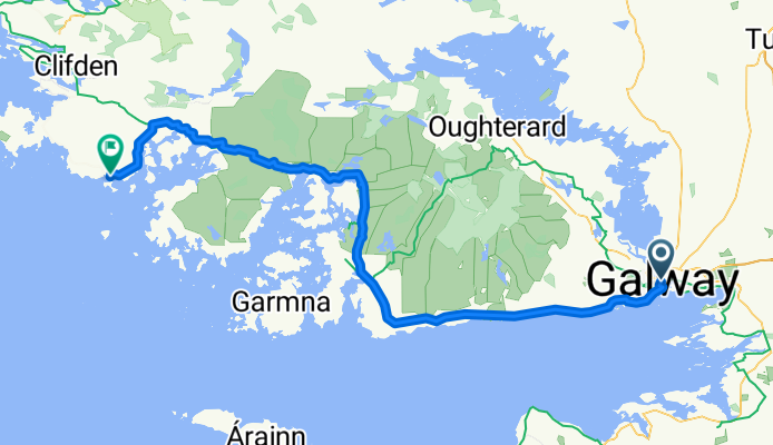 Route from Headford Road