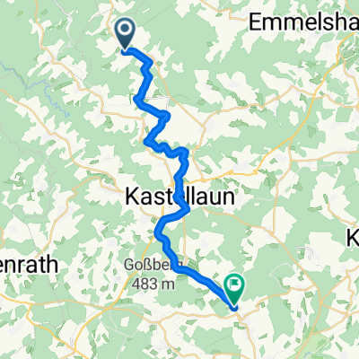 Route von Dommershausen
