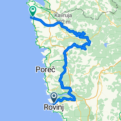 Ulica Luigija Montija 2A to Ulica Ivana Matetića Ronjgova