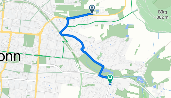 Riedstraße, Heilbronn nach Einsteinstraße, Heilbronn