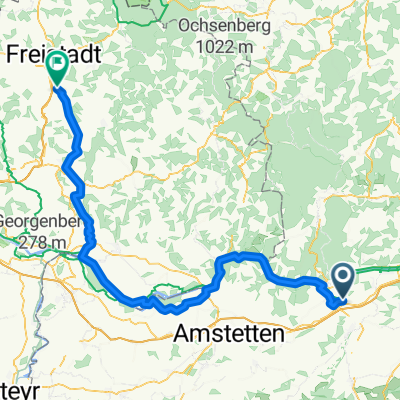 Von Ybbs an der Donau bis Galgenau