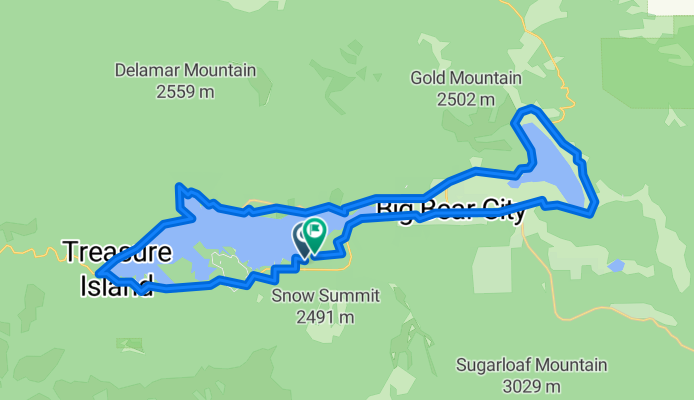 Park Ave, Big Bear Lake to Park Ave, Big Bear Lake