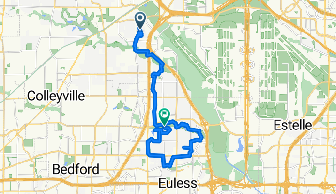 Wood Crest Dr, Grapevine to Trailwood Dr, Euless