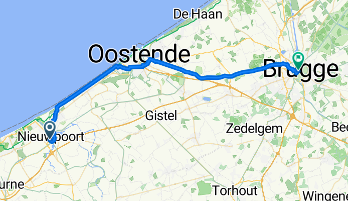 From Nieuwpoort to Bruges