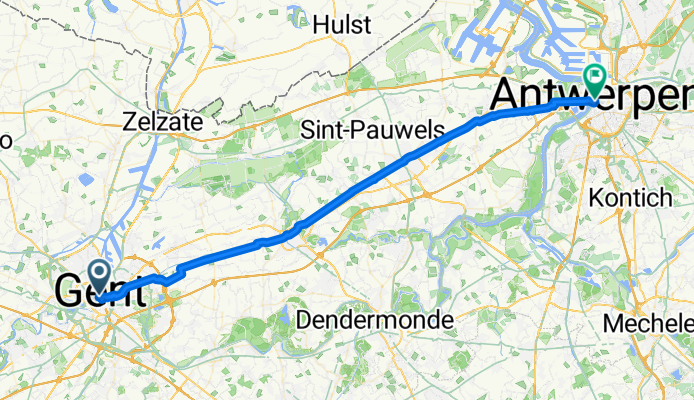 From Ghent to Antwerp