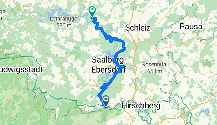 Saaleradweg Etappe 3 - Von Blankenstein nach Ziegenrück