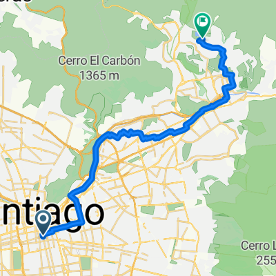 Carmen, Santiago a Los Sauzales, Lo Barnechea